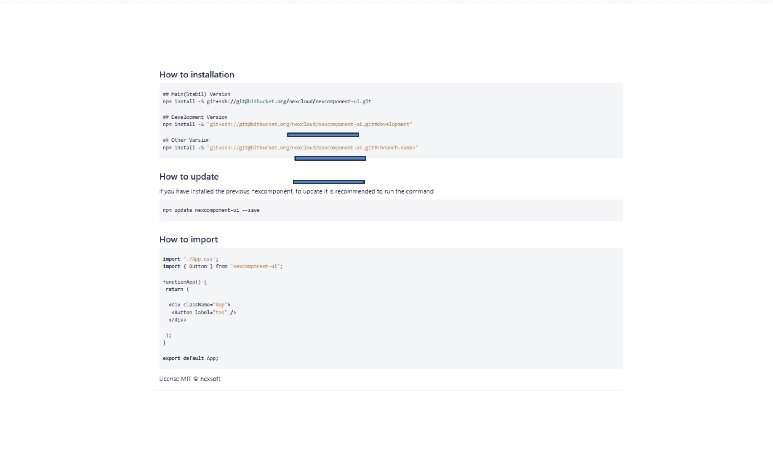 Nex Component UI